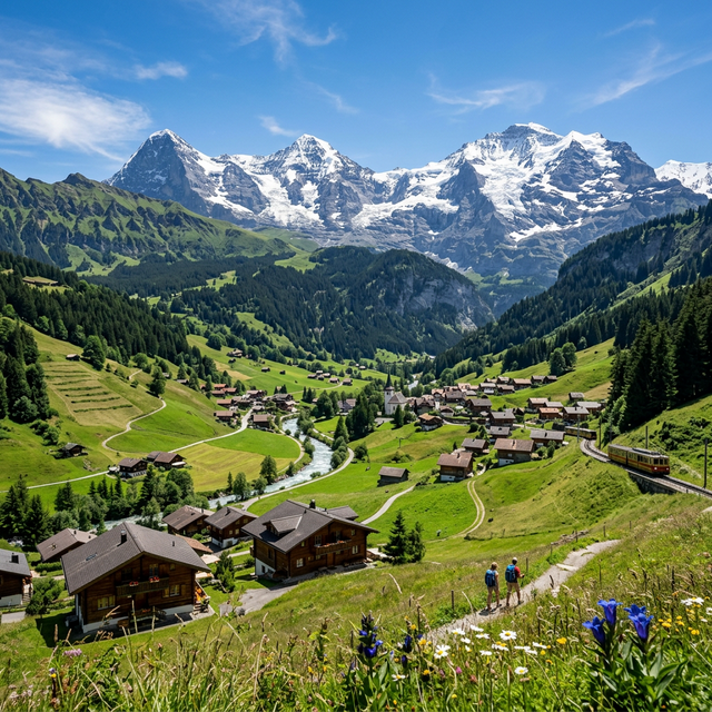 Swiss Alps Valleys